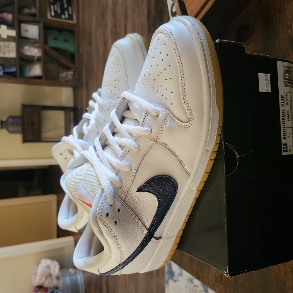 Nike dunk sb low "Orange label - white navy"